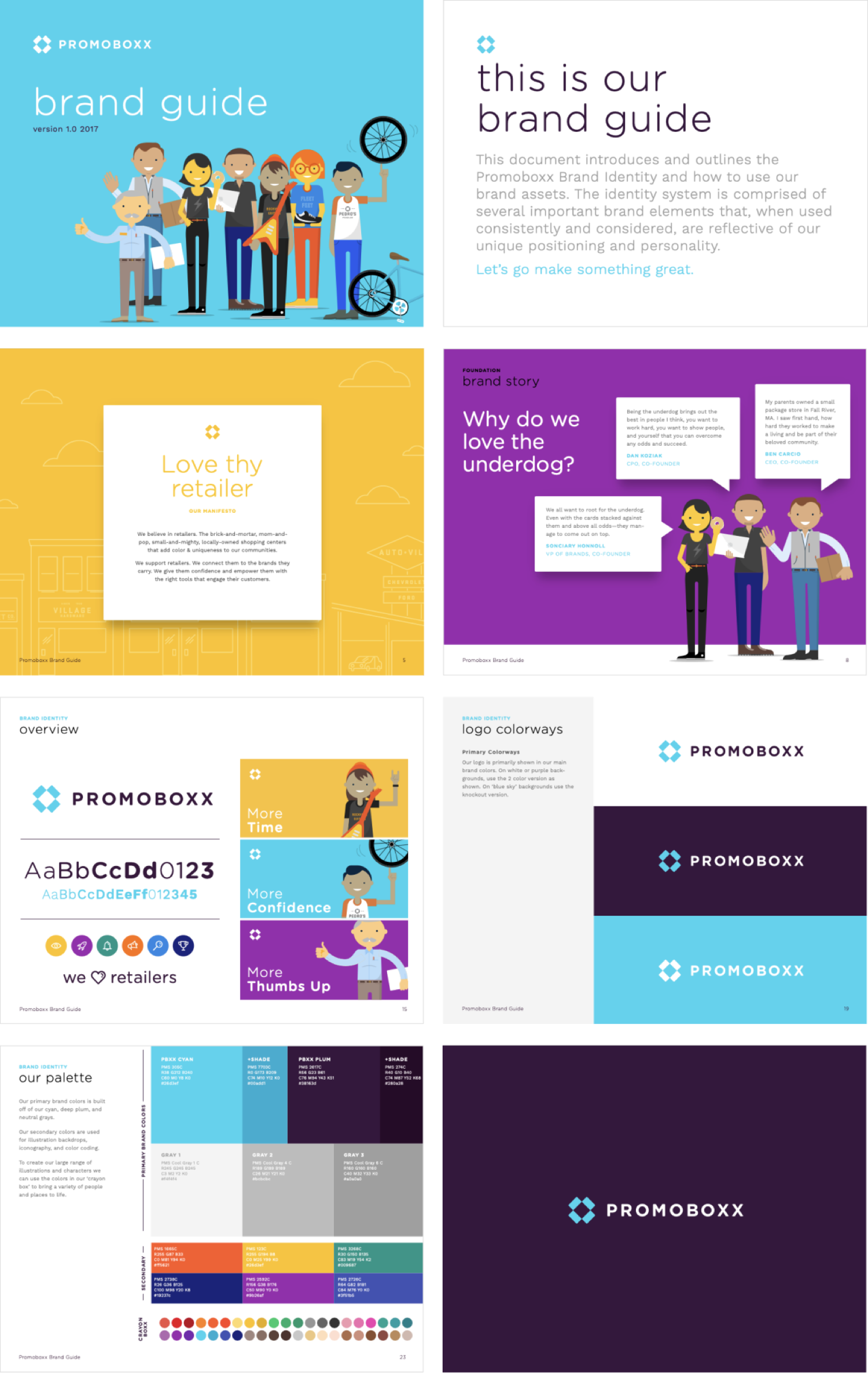 PromoBoxx visual identity and brand system